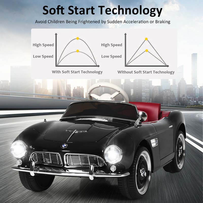 12V Kids BMW 507 Licensed Electric Ride On Retro Car