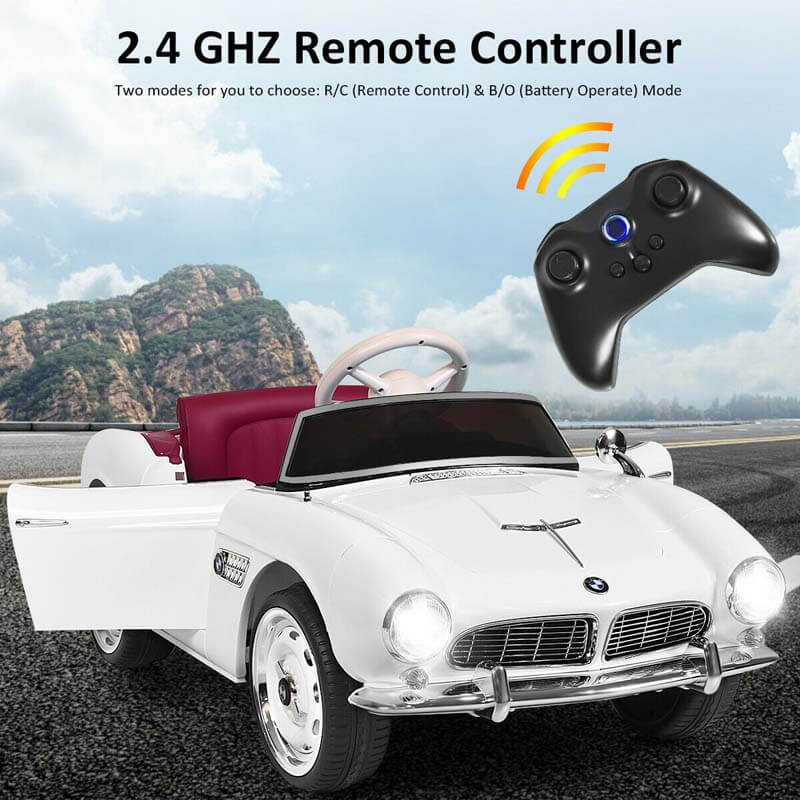 12V Kids BMW 507 Licensed Electric Ride On Retro Car