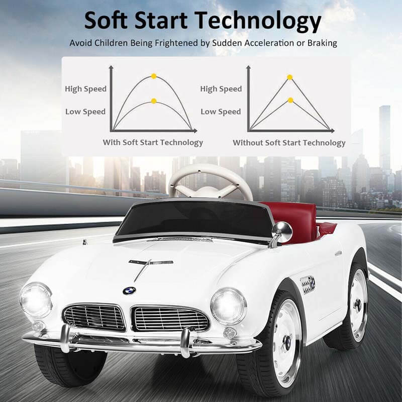 12V Kids BMW 507 Licensed Electric Ride On Retro Car