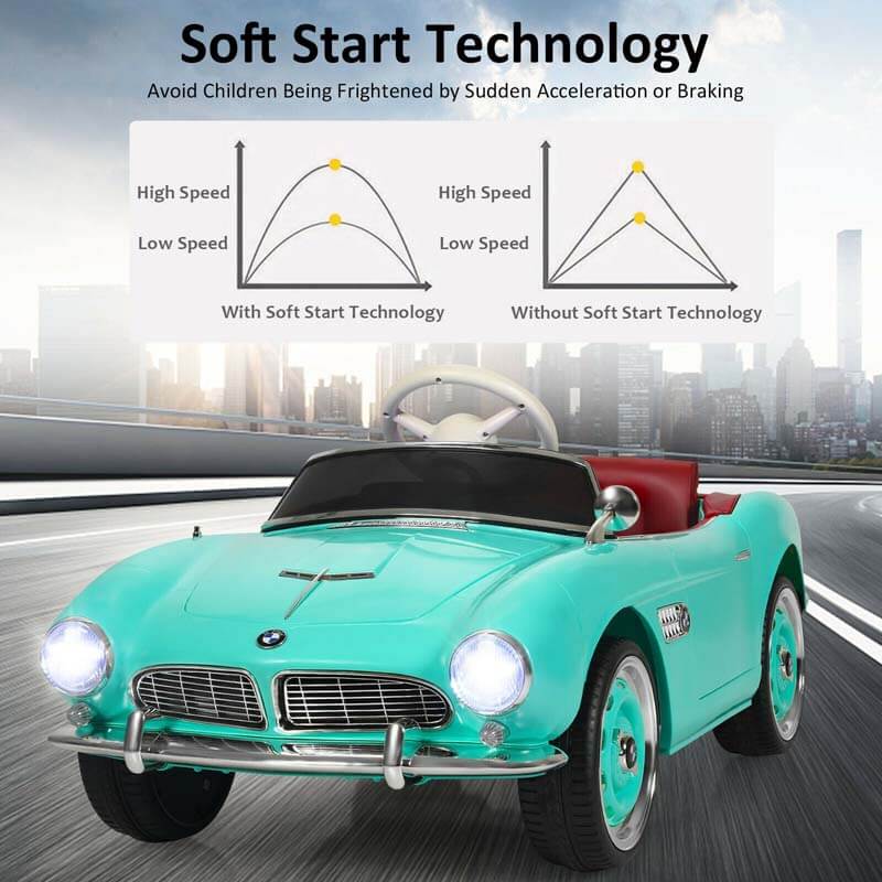 12V Kids BMW 507 Licensed Electric Ride On Retro Car