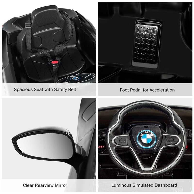 Kids Ride On Car 12V Licensed BMW I8 Battery Powered Electric Vehicle with Remote Control