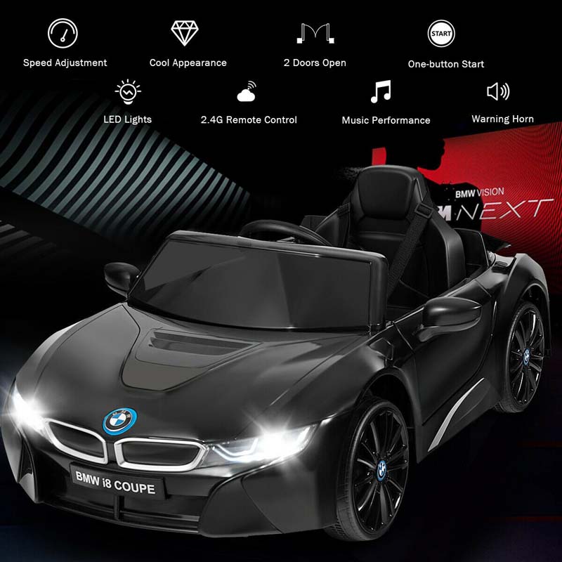 Kids Ride On Car 12V Licensed BMW I8 Battery Powered Electric Vehicle with Remote Control