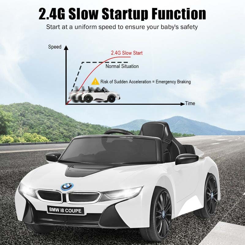 Kids Ride On Car 12V Licensed BMW I8 Battery Powered Electric Vehicle with Remote Control