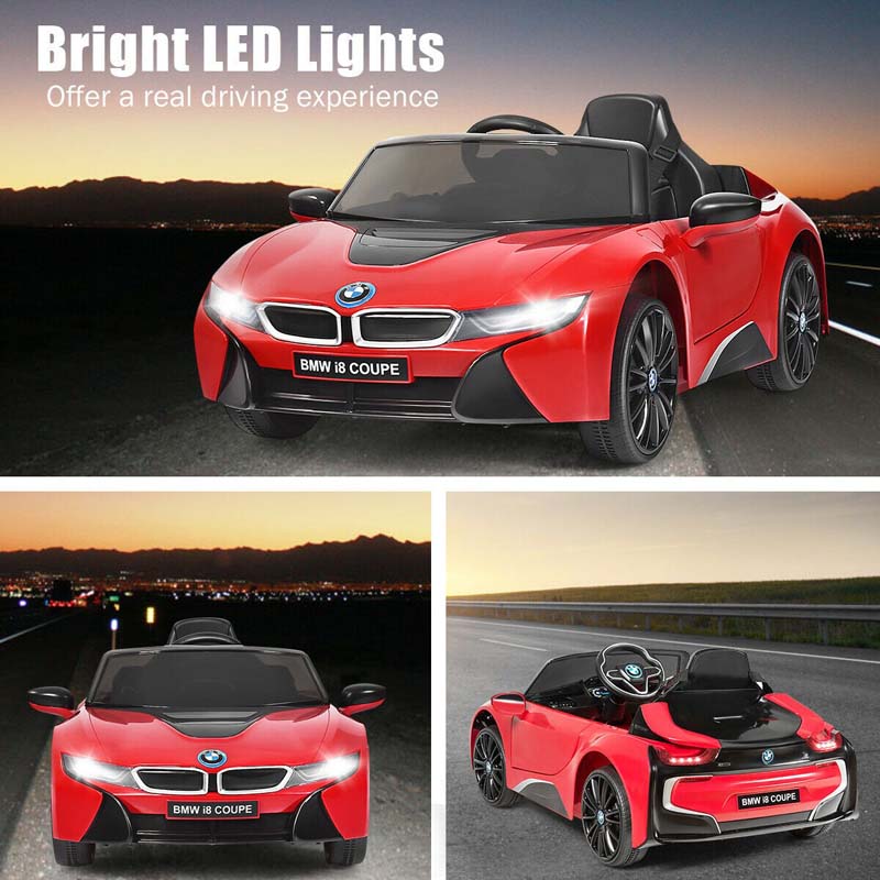 Kids Ride On Car 12V Licensed BMW I8 Battery Powered Electric Vehicle with Remote Control