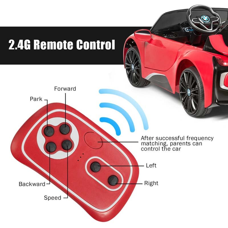 Kids Ride On Car 12V Licensed BMW I8 Battery Powered Electric Vehicle with Remote Control