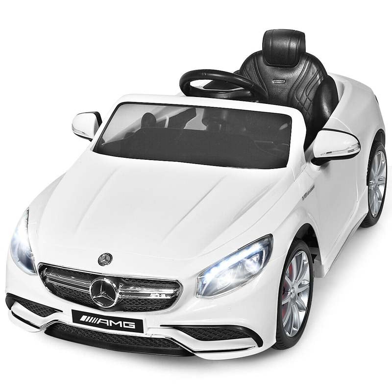 12V Kids Electric Ride-on Car Mercedes-Benz S63 Battery Powered Electric Vehicle with Remote Control