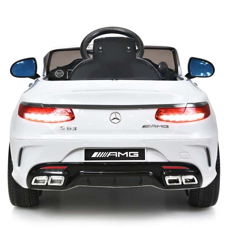 12V Kids Electric Ride-on Car Mercedes-Benz S63 Battery Powered Electric Vehicle with Remote Control