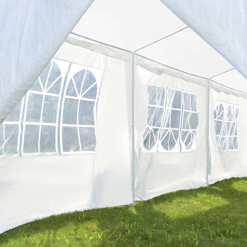 10' x 30' Canopy Tent Wedding Party Tent Outdoor Canopy with 8 Side Walls