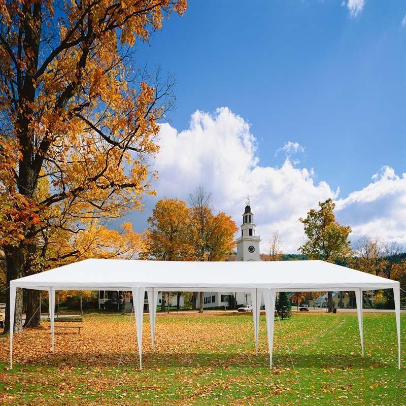 10' x 30' Canopy Tent Outdoor Party Wedding Tent Canopy With 5 Sidewalls