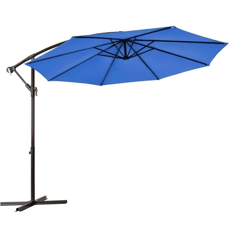 10ft Offset Hanging Outdoor Market Patio Umbrella