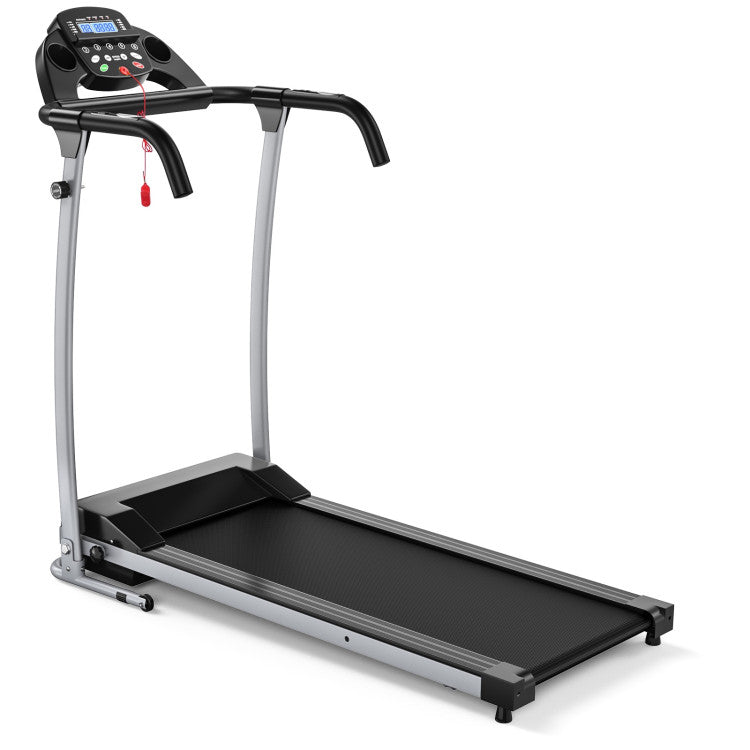 Compact Electric Folding Running Treadmill with 12 Preset Programs LED Monitor