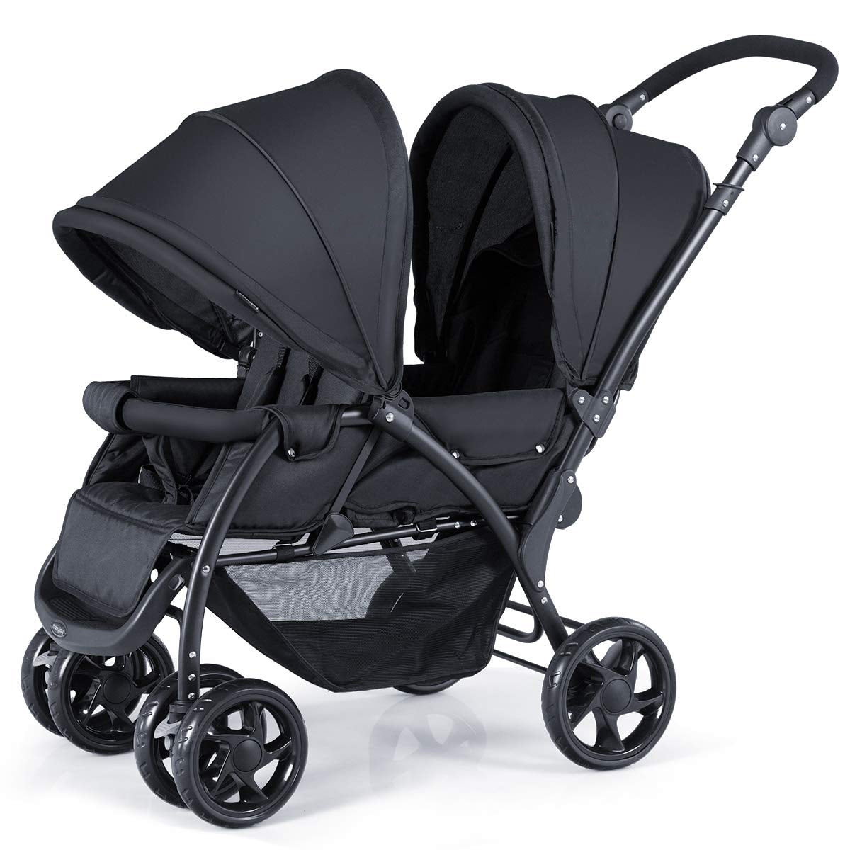 Folding Lightweight Front Back Seats Double Baby Stroller for Infants & Toddlers