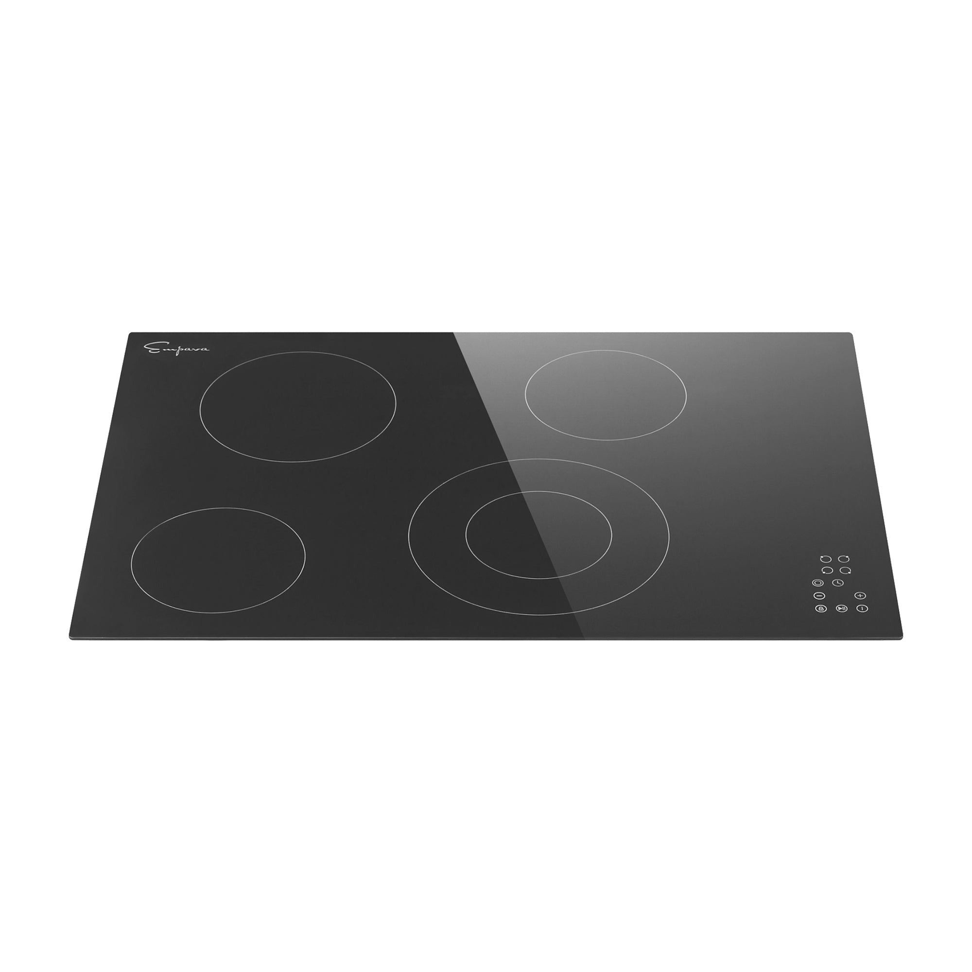 Empava 30 In. 4 Burner Electric Radiant Cooktop in Black (30REC12)