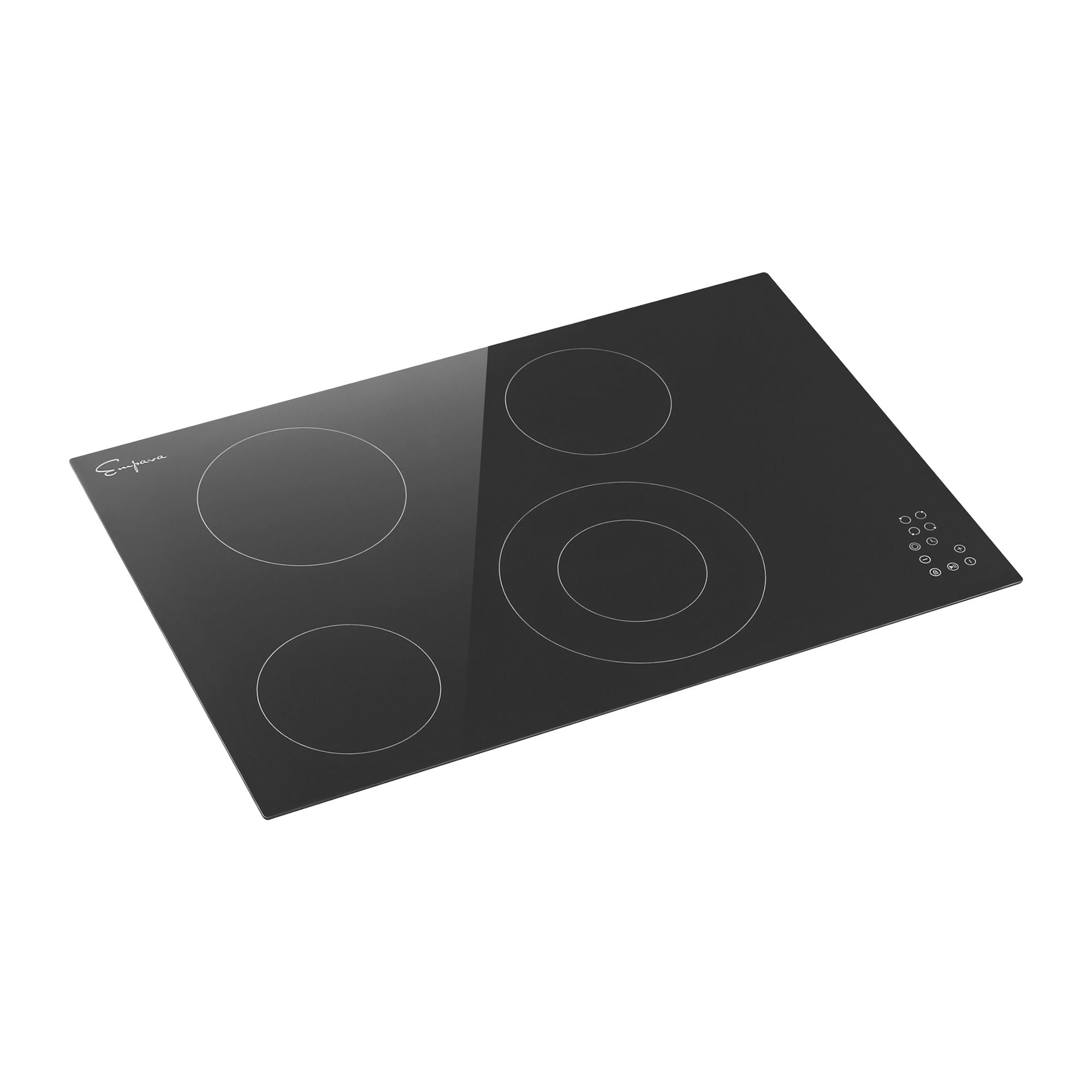 Empava 30 In. 4 Burner Electric Radiant Cooktop in Black (30REC12)