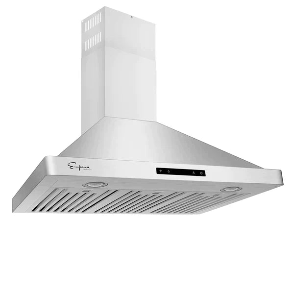 Empava 3-Piece Kitchen Package: 24" Electric Oven, 36" Gas Cooktop, and 36" Wall Mount Range Hood)