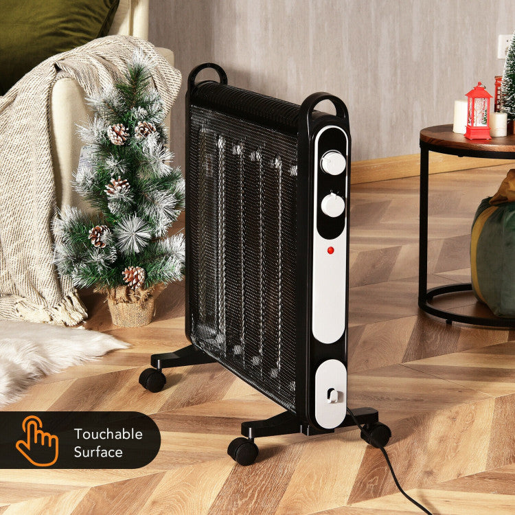 Electric Mica Space  Adjustable Thermostat Portable Heater with overheat protection