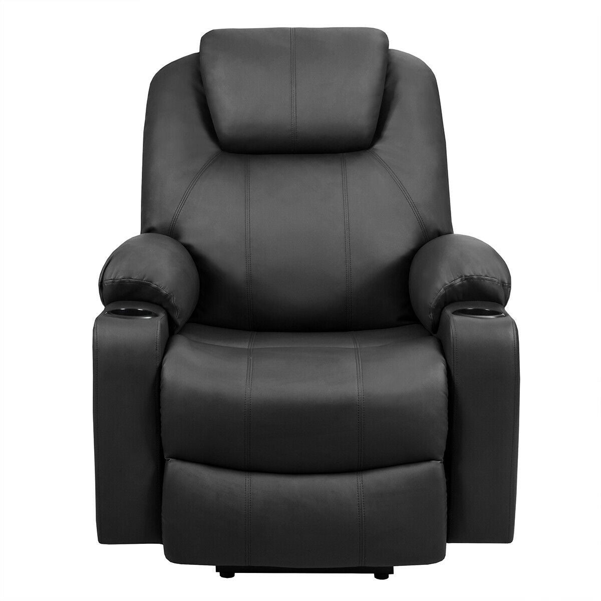 Electric Power Lift Multifunction Electric Massage Recliner Sofa with Pockets and Cup Holders