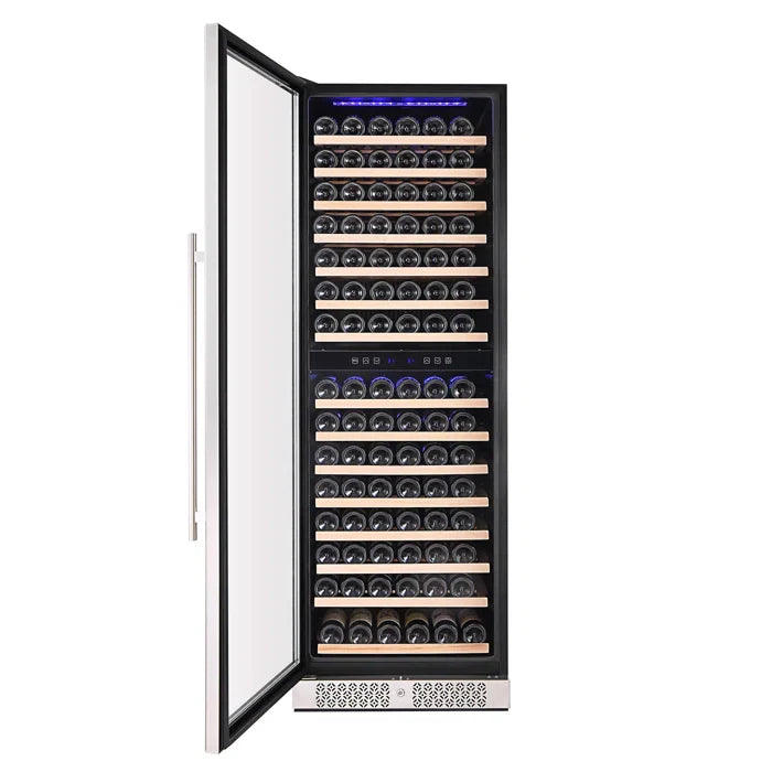 Empava 24" 160 Bottle Dual Zone Wine Cooler, EMPV-WC08D