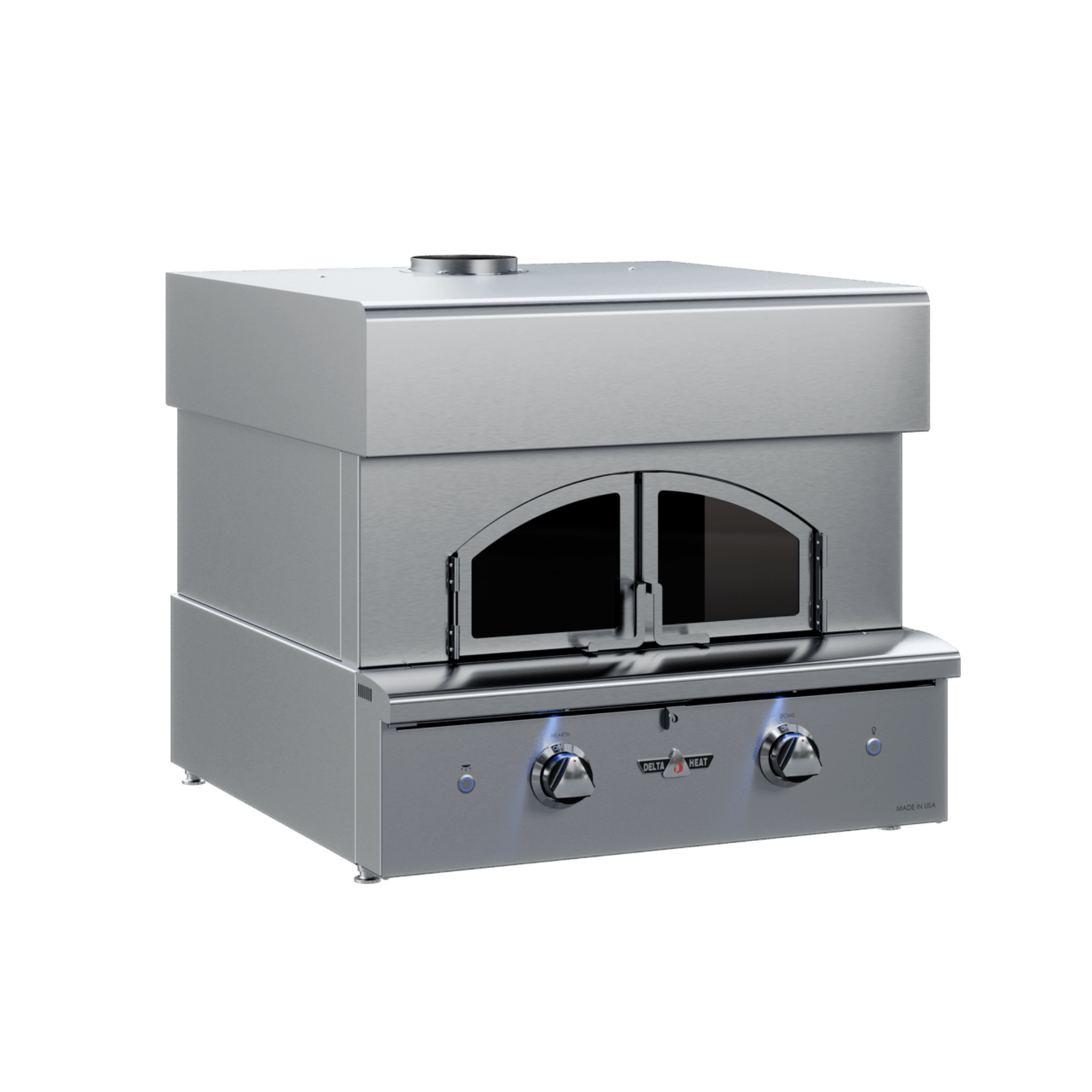 Delta Heat 30" Built-In Dual-Burner Gas Pizza Oven