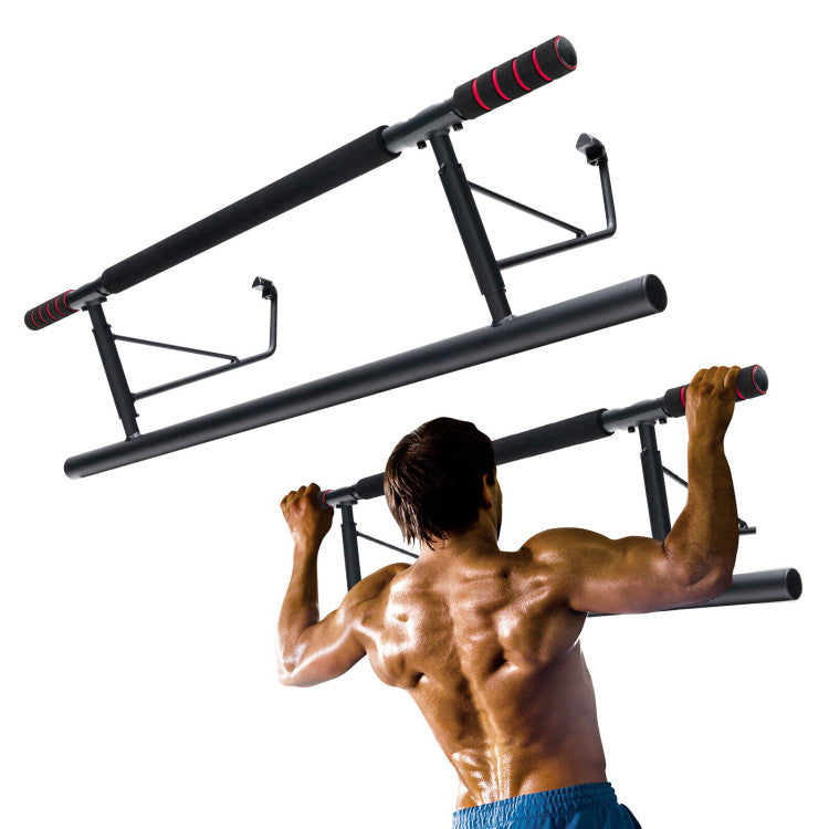 Foldable Strength Training Pull-up Bar for Doorway No Screw