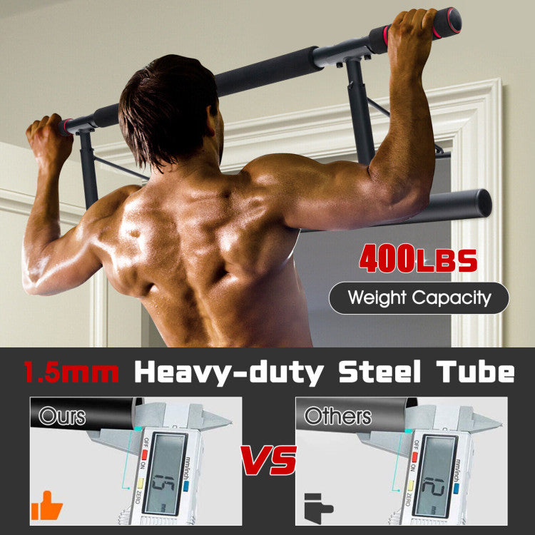 Foldable Strength Training Pull-up Bar for Doorway No Screw