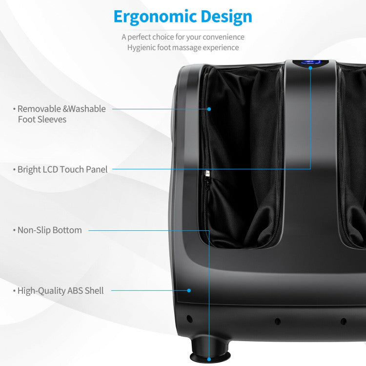 Foot and Calf Massager with Compression Kneading Heating & Vibrating and Remote Control