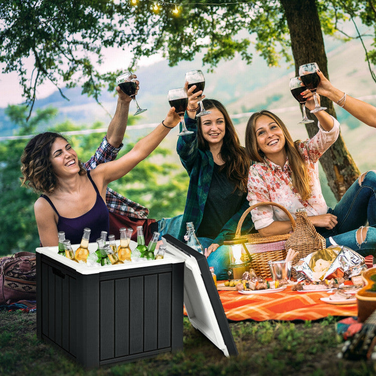 10 Gallon 4-in-1 Storage Cooler for Picnic and Outdoor Camping
