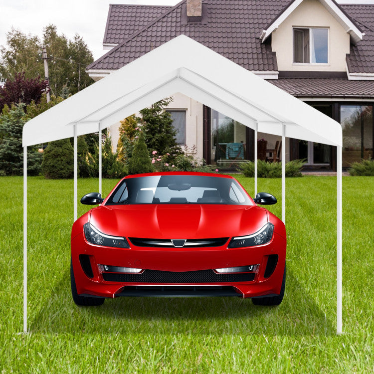 10 x 20 Feet Steel Frame Portable Waterproof Car Canopy Shelter