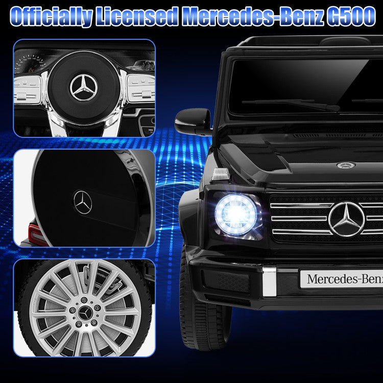 12V Battery Powered Mercedes-Benz G500 Kids Powered Ride-on Car