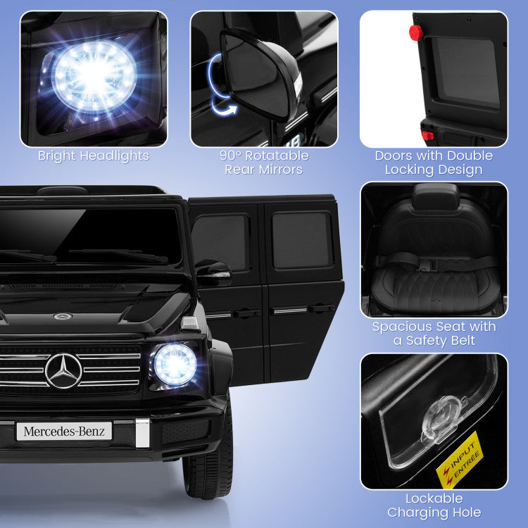 12V Battery Powered Mercedes-Benz G500 Kids Powered Ride-on Car