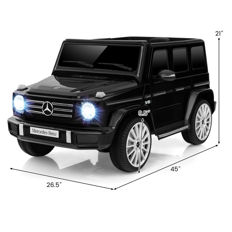 12V Battery Powered Mercedes-Benz G500 Kids Powered Ride-on Car