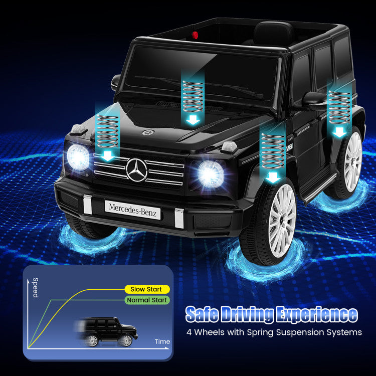 12V Battery Powered Mercedes-Benz G500 Kids Powered Ride-on Car