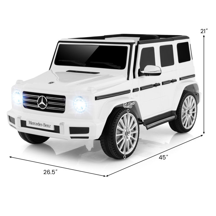 12V Battery Powered Mercedes-Benz G500 Kids Powered Ride-on Car