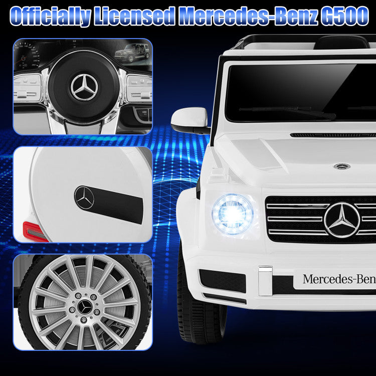 12V Battery Powered Mercedes-Benz G500 Kids Powered Ride-on Car