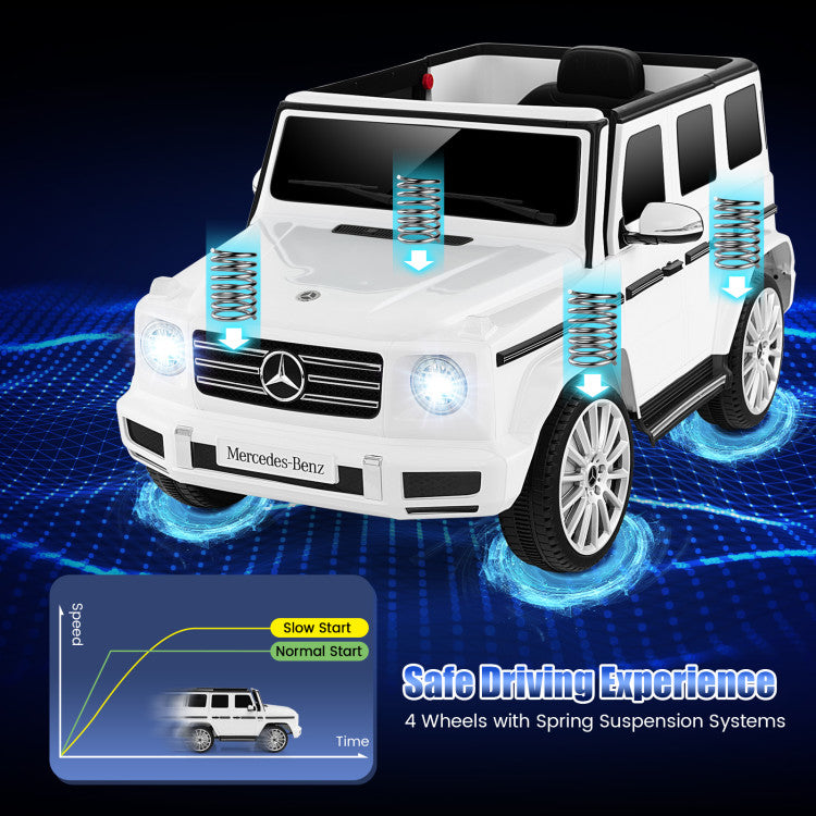 12V Battery Powered Mercedes-Benz G500 Kids Powered Ride-on Car