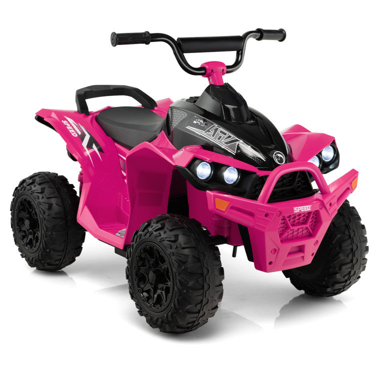 12V Kids Ride On ATV Car with 2 Speeds for Beaches, Cement Road