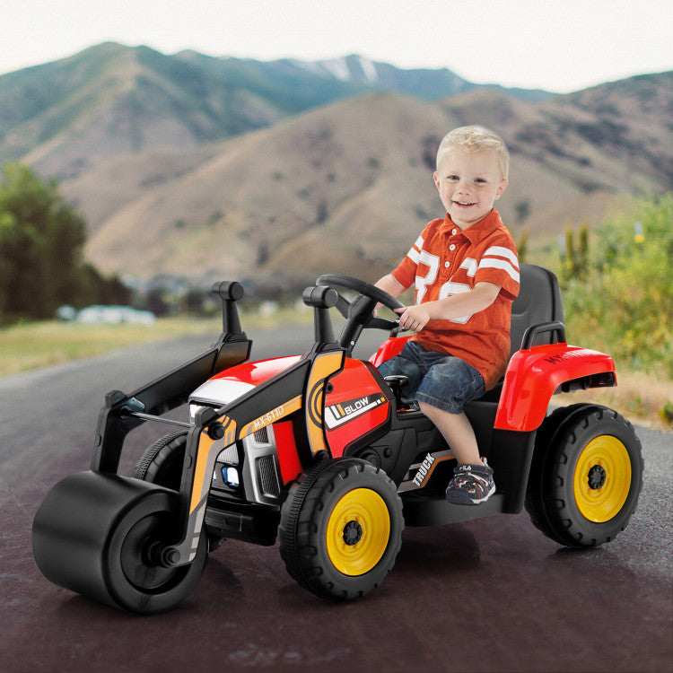 12V Kids Ride on Road Roller with 2.4G Remote Control