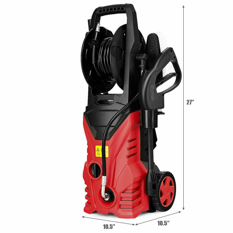 2030PSI 1800W Electric High Power Pressure Washer for Garden, Patio, Cars and Boats Cleaning