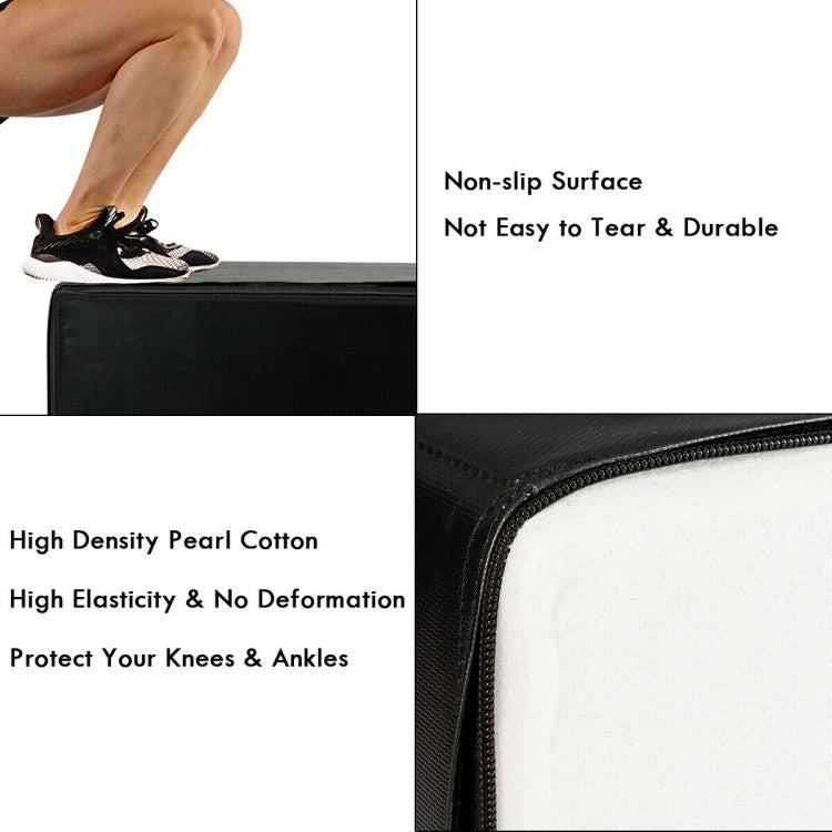 3-in-1 Foam Jumping Box for Jump Training