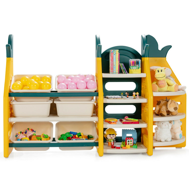 3-in-1 Kids Toy Storage Organizer with ASTM and CPSIA Certificated
