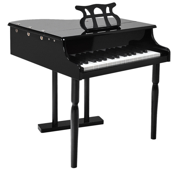 30-Key Kids Toys Piano Keyboard with Bench Piano Lid and Music Rack