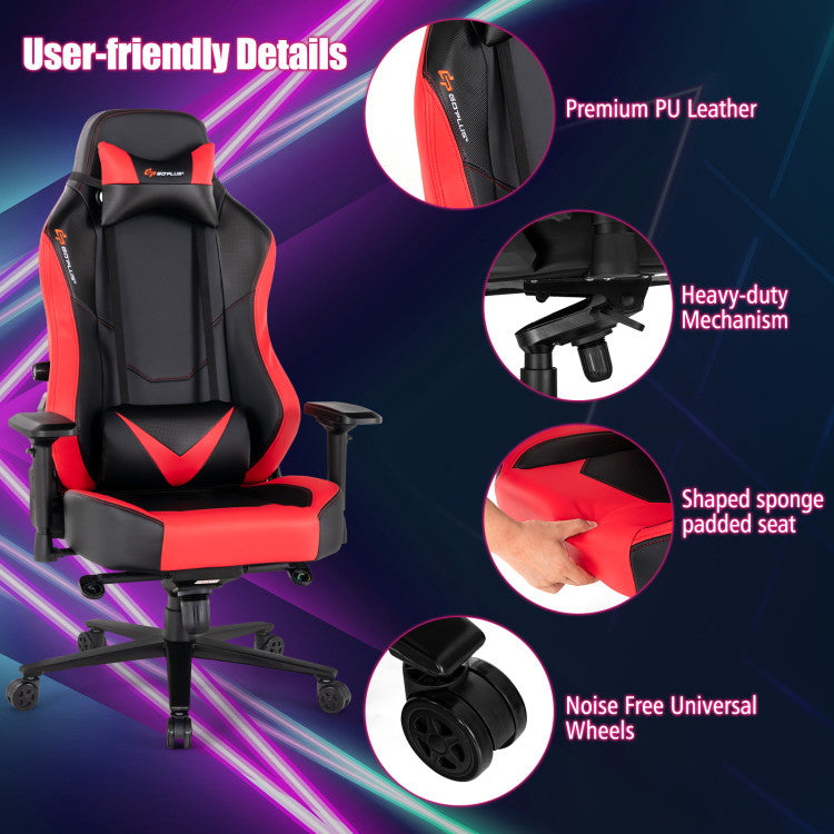 360° Swivel Computer Gaming Chair with Casters for Office and Bedroom