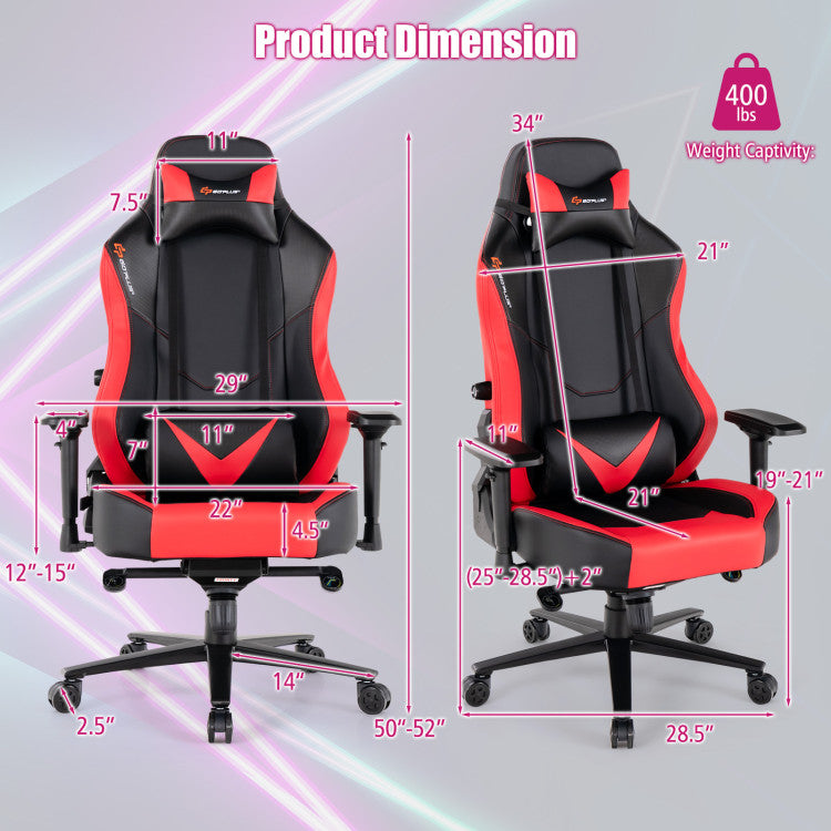 360° Swivel Computer Gaming Chair with Casters for Office and Bedroom