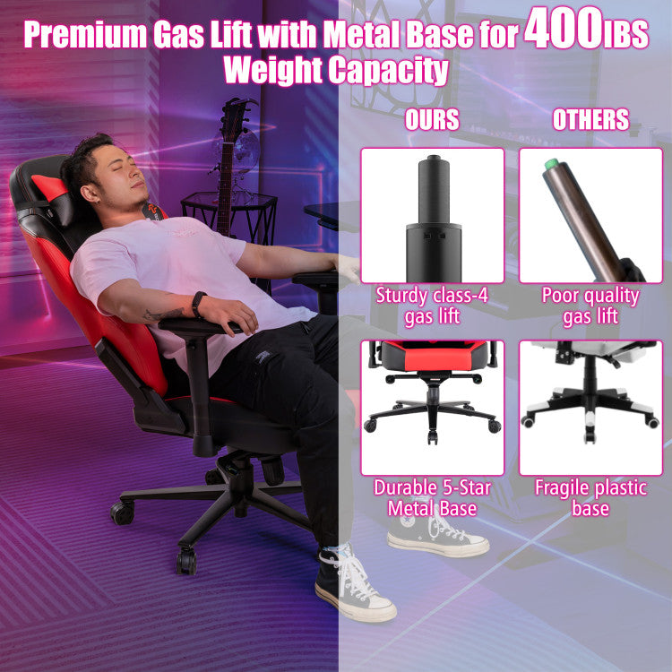 360° Swivel Computer Gaming Chair with Casters for Office and Bedroom