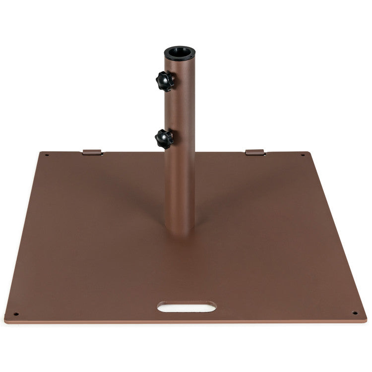 50 LBS Weighted Patio Umbrella Base with Adjustable Pole Hole