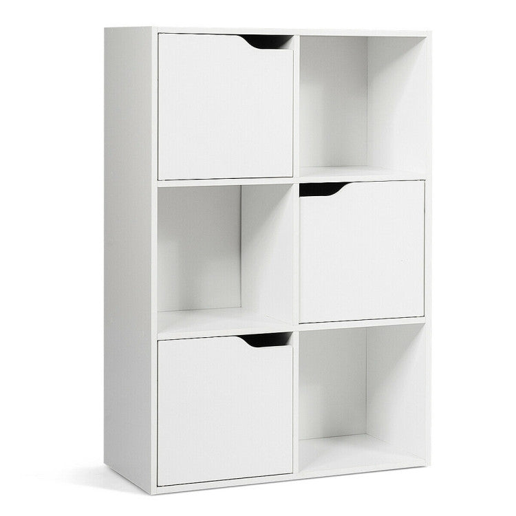 6/9 Cube Wood Organizer Storage Unit Bookcase for Home and Office