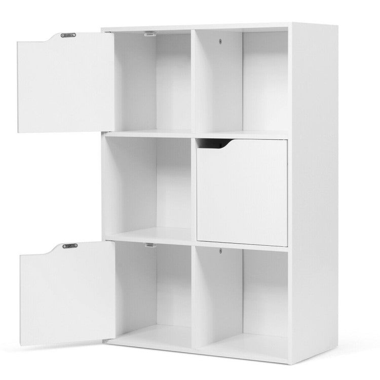 6/9 Cube Wood Organizer Storage Unit Bookcase for Home and Office