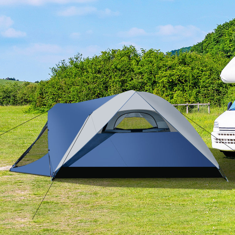 6-Person Camping Dome Tent with Removable Rainfly for Outdoor Hiking and Adventure