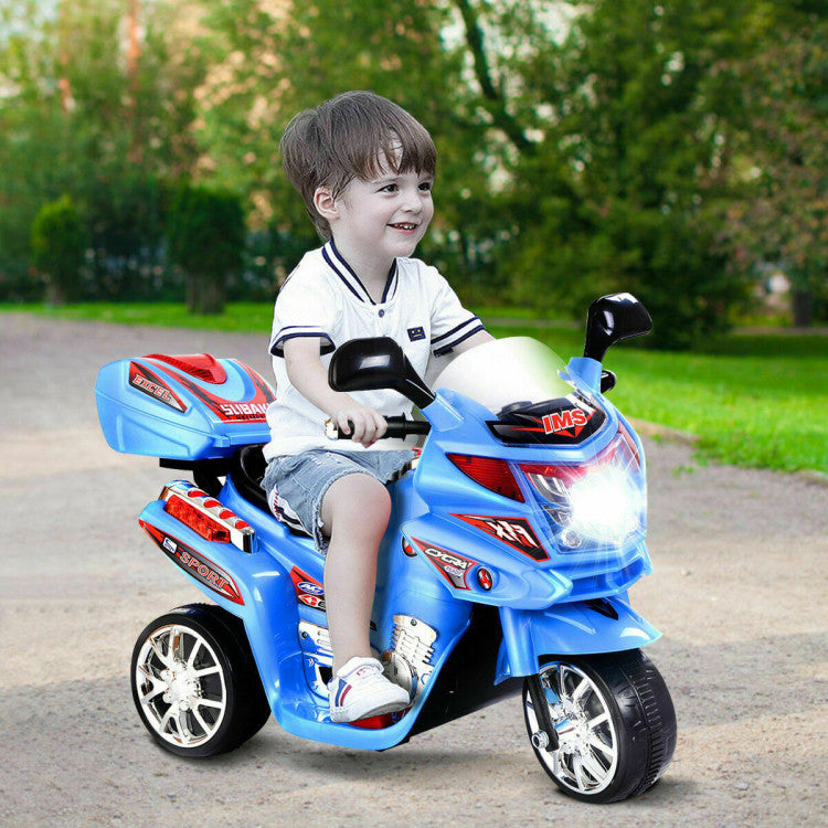 6V 3 Wheels Kids Ride on Motorcycle