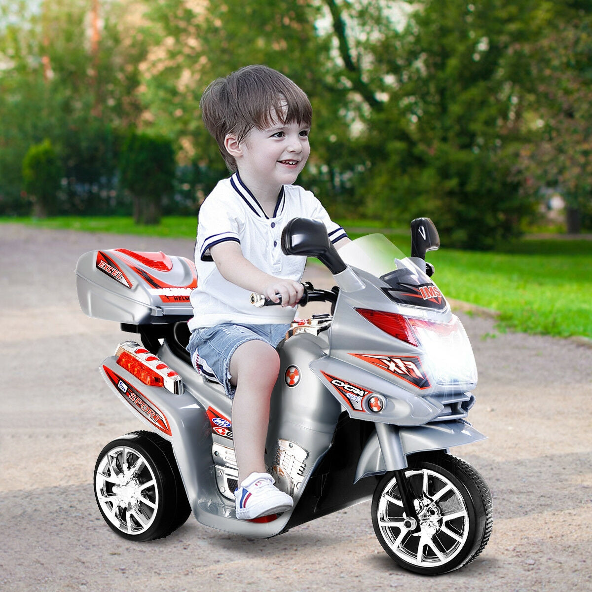 6V 3 Wheels Kids Ride on Motorcycle